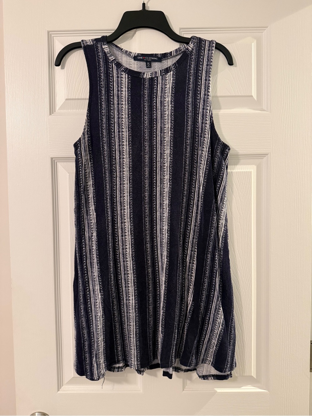 One Clothing Los Angeles Striped Casual Dress Size Medium